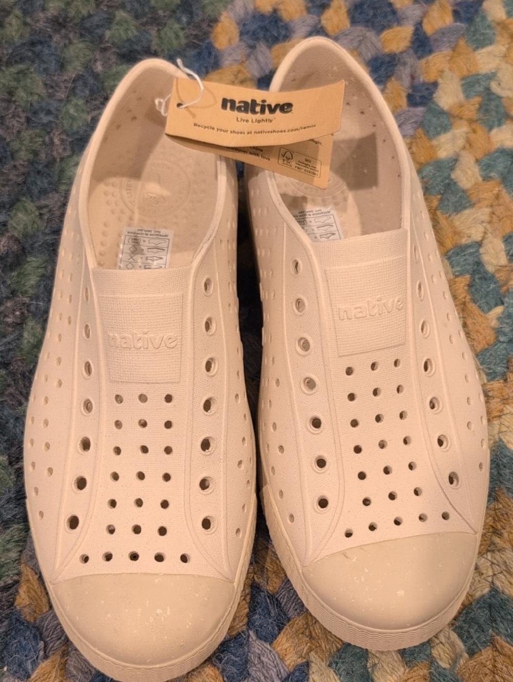 Native Slip-On Jefferson Bloom Sneakers Size J4